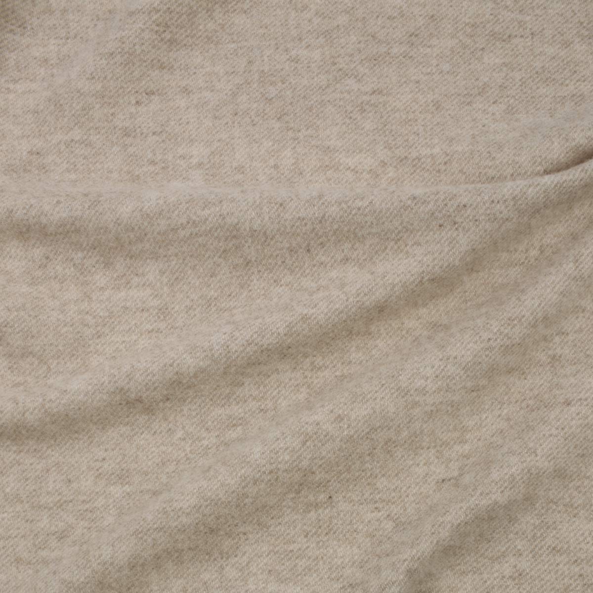 Medium twill melange from pure new wool in sesame colour