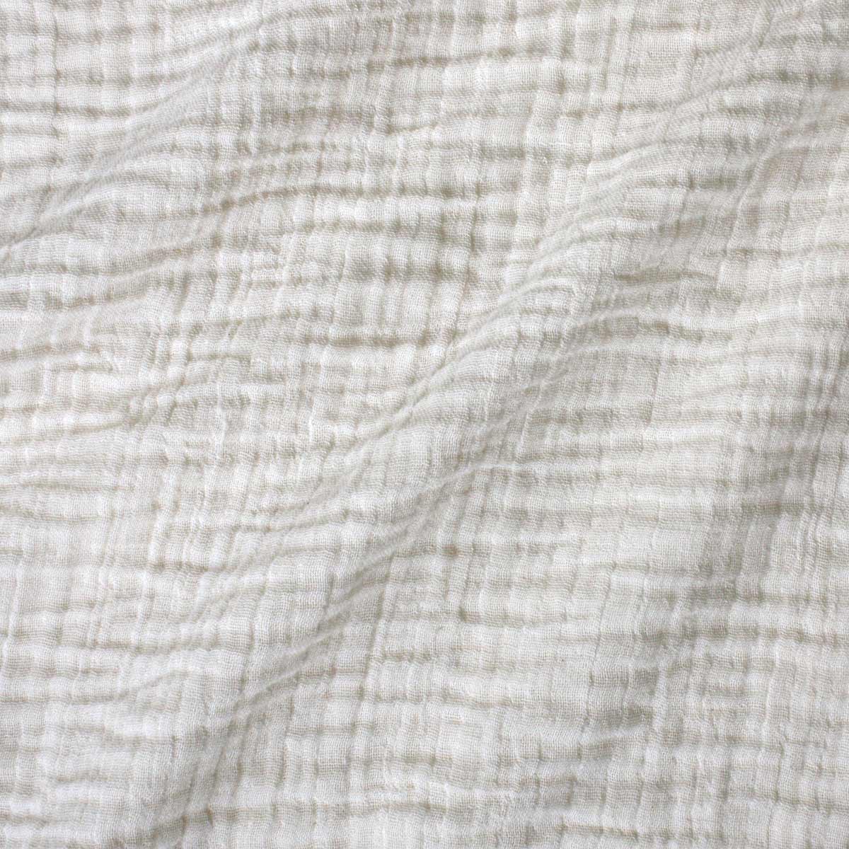 Double muslin of organic cotton in natural colour
