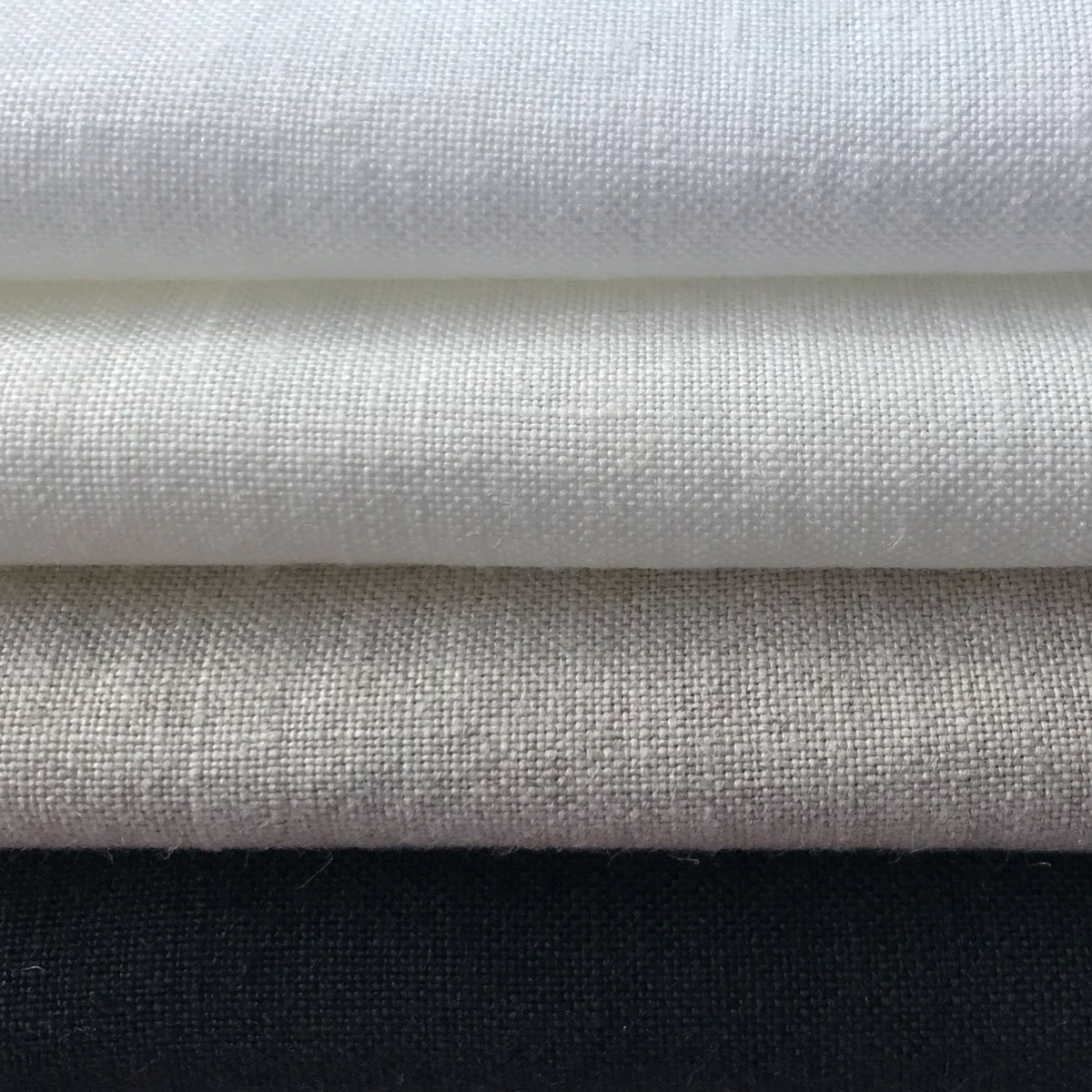 GOTS Organic Cotton Sateen Fabrics by the Yard 110 Wide